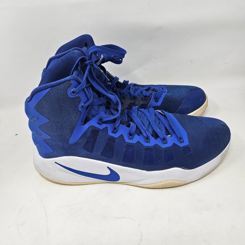 Nike Hyperdunk 2016 High Top Basketball Shoes Mens 10.5 Blue 844368-441